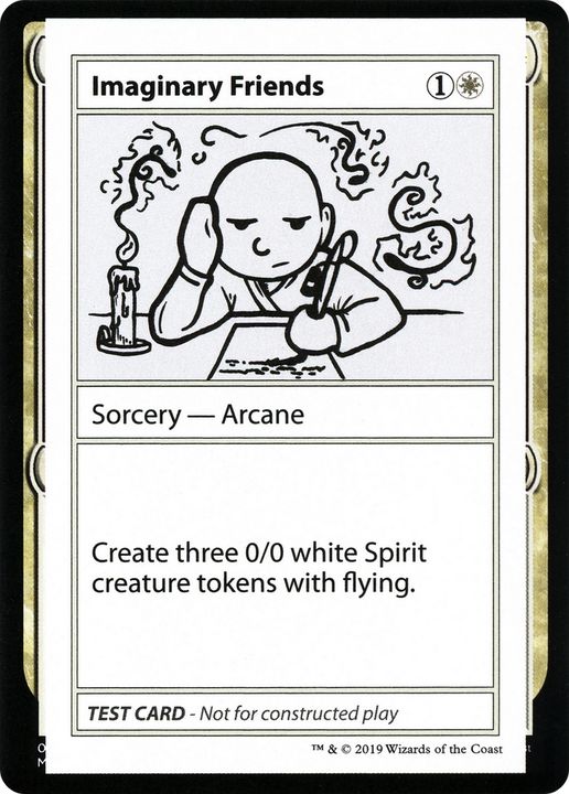 Imaginary Friends in the group Magic the Gathering / Types / Colors / White at Proxyprinters.com (79054)