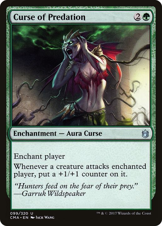 Curse of Predation in the group Magic the Gathering / Types / Colors / Green at Proxyprinters.com (79059)