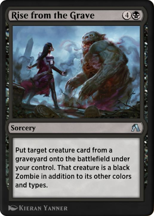 Rise from the Grave in the group Magic the Gathering / Types / Colors / Black at Proxyprinters.com (79074)