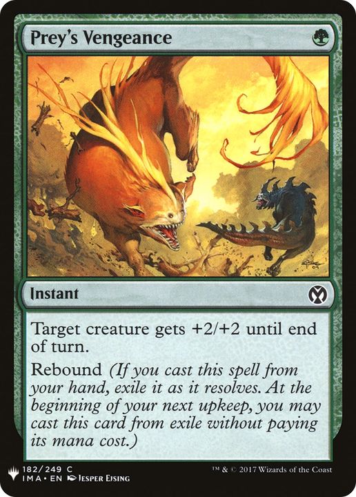 Prey's Vengeance in the group Magic the Gathering / Types / Colors / Green at Proxyprinters.com (79081)