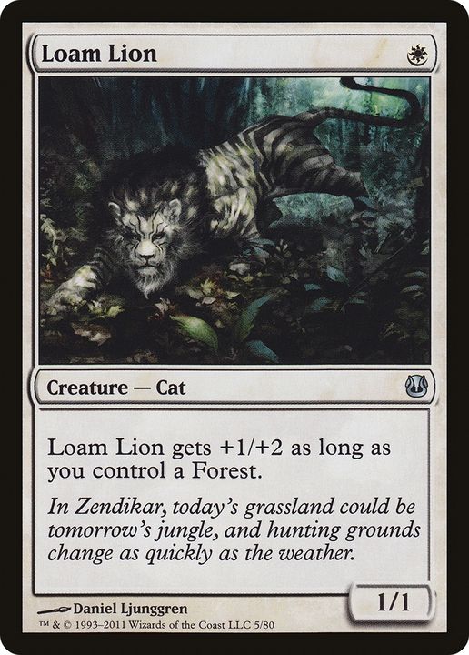 Loam Lion in the group Magic the Gathering / Types / Colors / White at Proxyprinters.com (79093)