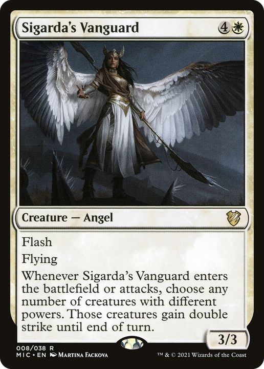 Sigarda's Vanguard in the group Magic the Gathering / Types / Colors / White at Proxyprinters.com (79107)