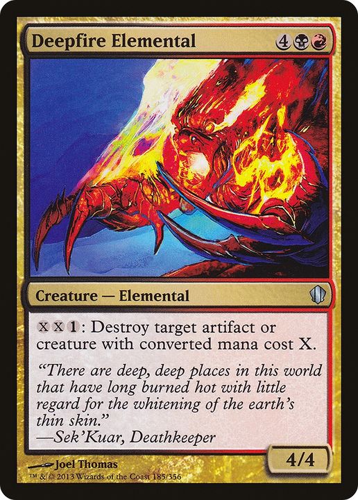 Deepfire Elemental in the group Magic the Gathering / Sets / Commander 2013 at Proxyprinters.com (79111)