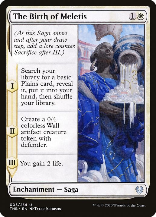 The Birth of Meletis in the group Magic the Gathering / Types / Colors / White at Proxyprinters.com (79116)