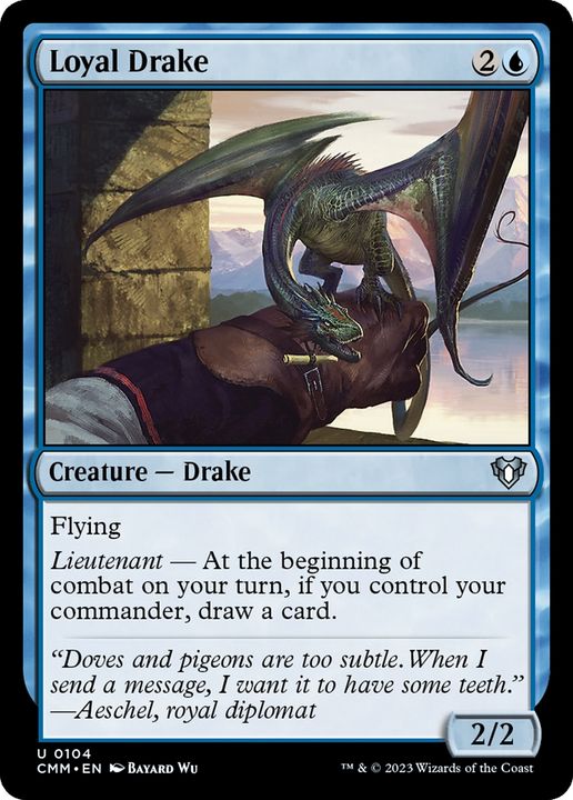 Loyal Drake in the group Magic the Gathering / Types / Colors / Blue at Proxyprinters.com (79123)