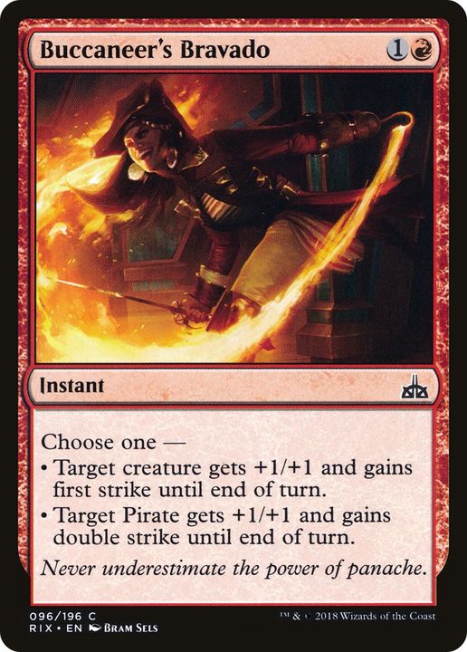 Buccaneer's Bravado in the group Magic the Gathering / Types / Colors / Red at Proxyprinters.com (79131)