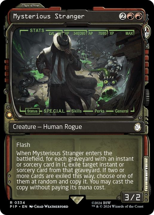 Mysterious Stranger in the group Magic the Gathering / Sets / Fallout at Proxyprinters.com (79132)