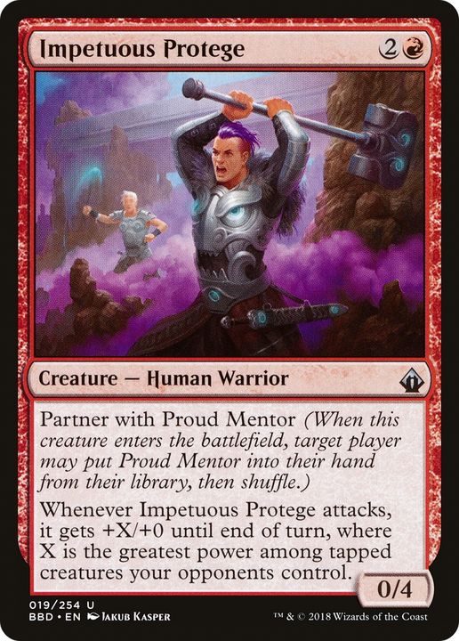 Impetuous Protege in the group Magic the Gathering / Types / Creatures / Warrior at Proxyprinters.com (79136)