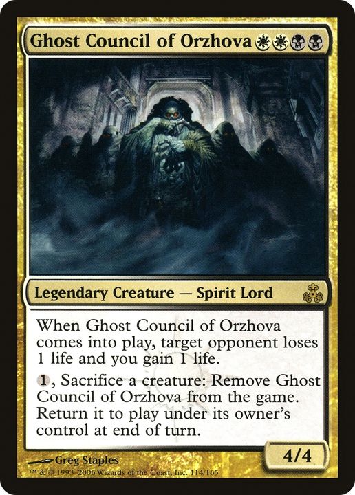 Ghost Council of Orzhova in the group Magic the Gathering / Sets / Guildpact at Proxyprinters.com (79146)