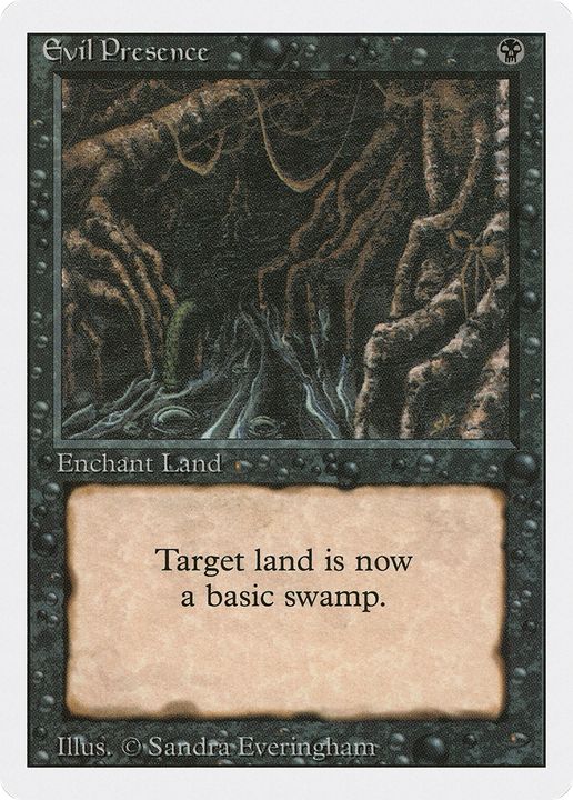 Evil Presence in the group Magic the Gathering / Types / Colors / Black at Proxyprinters.com (79162)