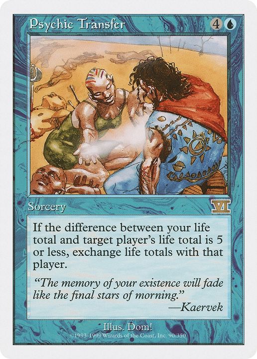 Psychic Transfer in the group Magic the Gathering / Types / Colors / Blue at Proxyprinters.com (79164)