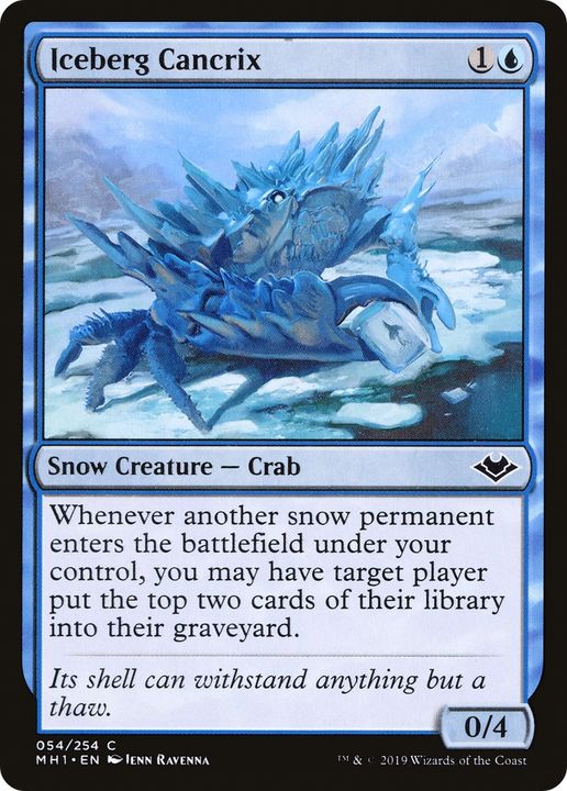 Iceberg Cancrix in the group Magic the Gathering / Types / Colors / Blue at Proxyprinters.com (79166)