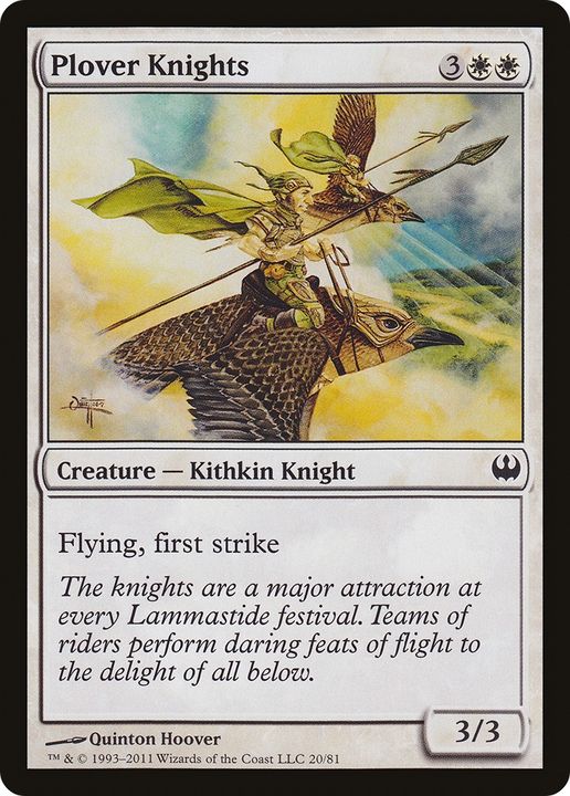 Plover Knights in the group Magic the Gathering / Types / Colors / White at Proxyprinters.com (79171)