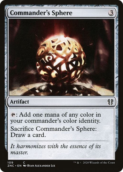 Commander's Sphere in the group Magic the Gathering / Sets / Zendikar Rising Commander at Proxyprinters.com (79173)