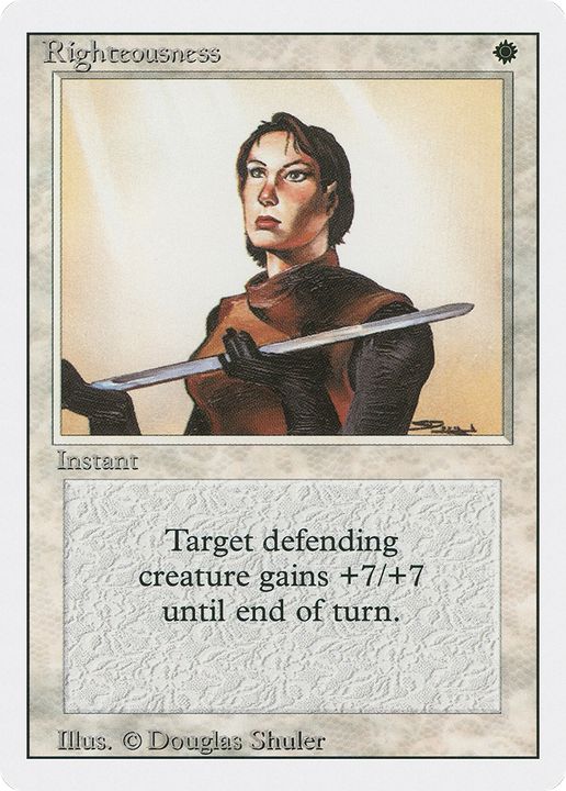 Righteousness in the group Magic the Gathering / Types / Colors / White at Proxyprinters.com (79188)