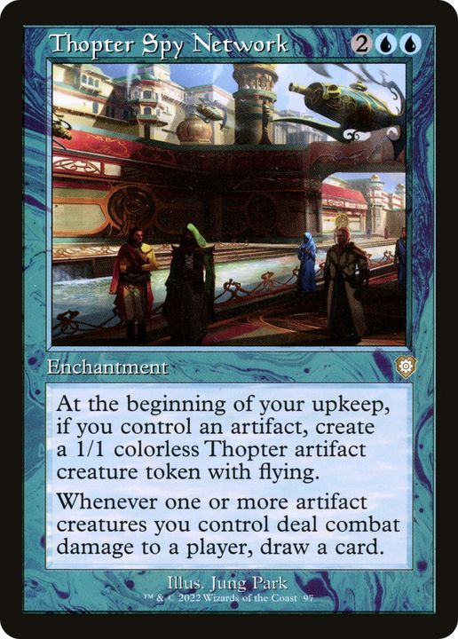 Thopter Spy Network in the group Magic the Gathering / Sets / The Brothers' War Commander at Proxyprinters.com (79196)