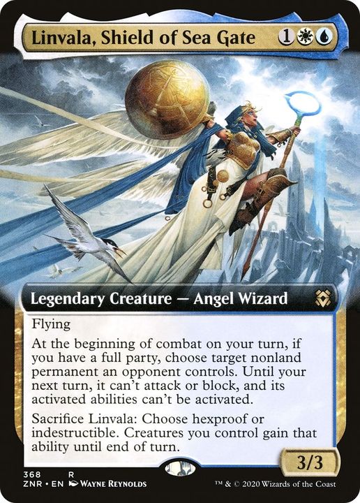 Linvala, Shield of Sea Gate in the group Magic the Gathering / Types / Colors / Multicolors / U, W at Proxyprinters.com (7920)