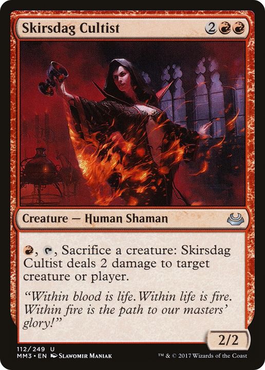 Skirsdag Cultist in the group Magic the Gathering / Types / Colors / Red at Proxyprinters.com (79204)