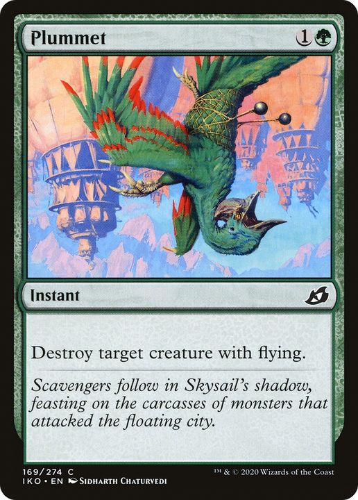 Plummet in the group Magic the Gathering / Types / Colors / Green at Proxyprinters.com (79244)