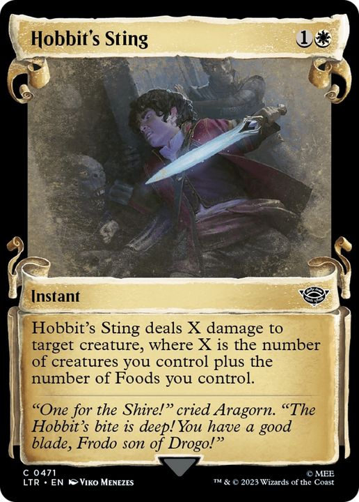 Hobbit's Sting in the group Magic the Gathering / Types / Colors / White at Proxyprinters.com (79253)