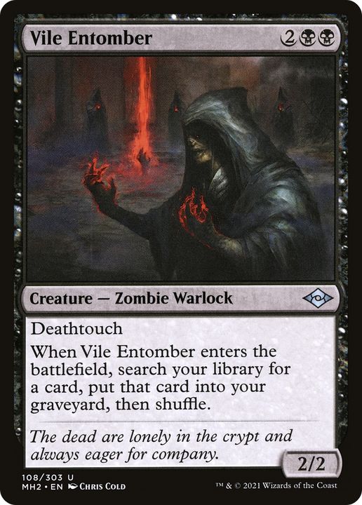 Vile Entomber in the group Magic the Gathering / Types / Colors / Black at Proxyprinters.com (79266)