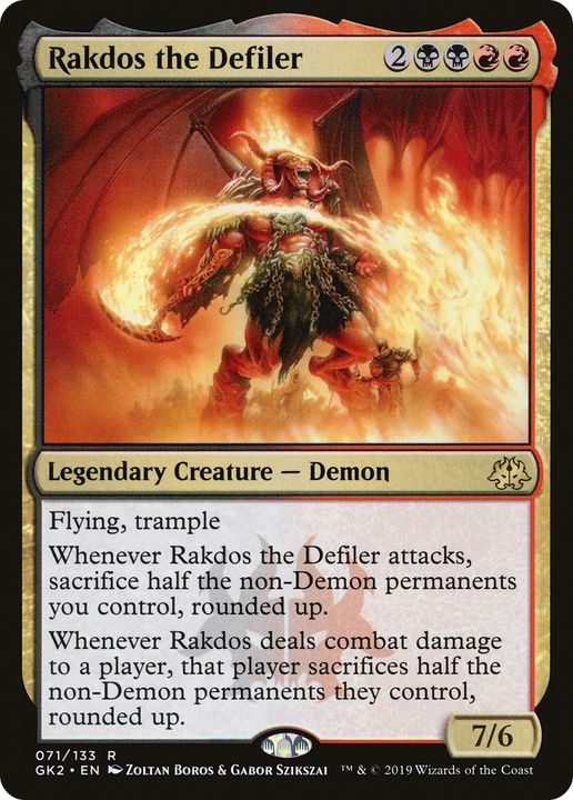 Rakdos the Defiler in the group Magic the Gathering / Sets / Ravnica Allegiance at Proxyprinters.com (79267)