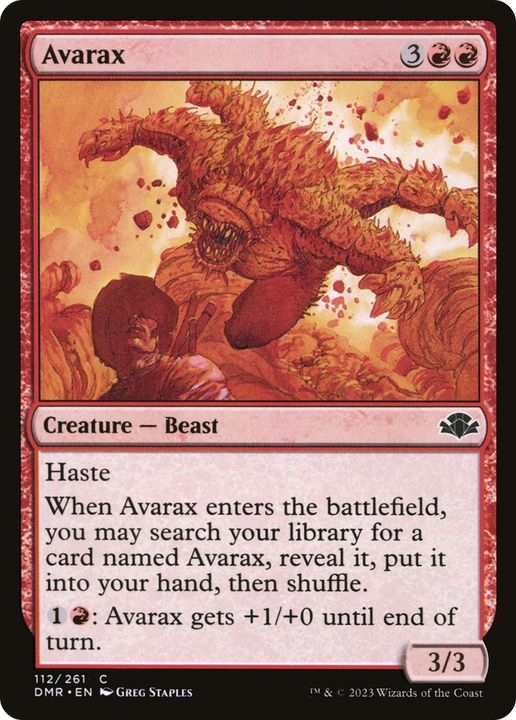 Avarax in the group Magic the Gathering / Sets / Dominaria Remastered at Proxyprinters.com (79274)