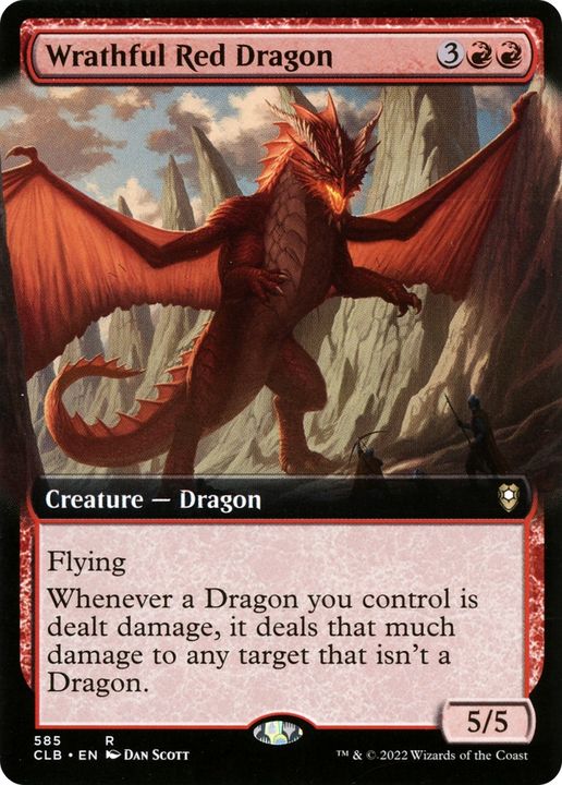 Wrathful Red Dragon in the group Magic the Gathering / Types / Colors / Red at Proxyprinters.com (79276)