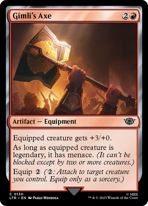 Gimli's Axe in the group Magic the Gathering / Types / Artifacts / Artifact at Proxyprinters.com (79283)