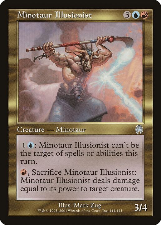 Minotaur Illusionist in the group Magic the Gathering / Types / Colors / Multicolors / R, U at Proxyprinters.com (79300)