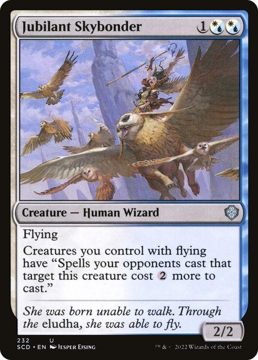 Jubilant Skybonder in the group Magic the Gathering / Types / Colors / Multicolors / U, W at Proxyprinters.com (79303)