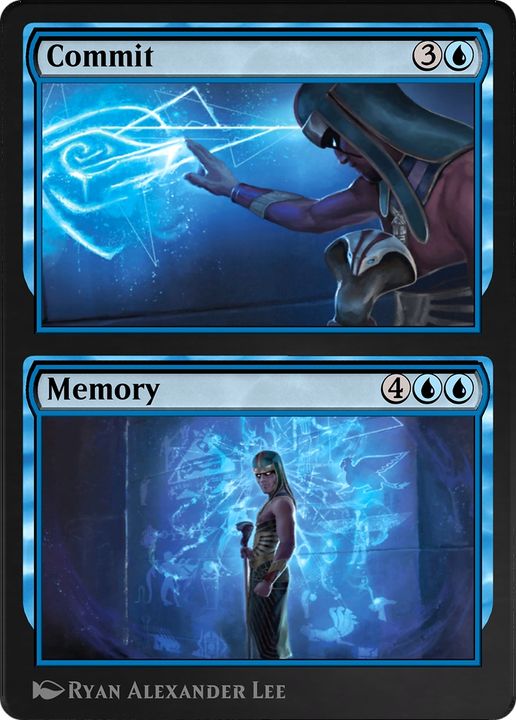 Commit // Memory in the group Magic the Gathering / Sets / Amonkhet Remastered at Proxyprinters.com (79307)