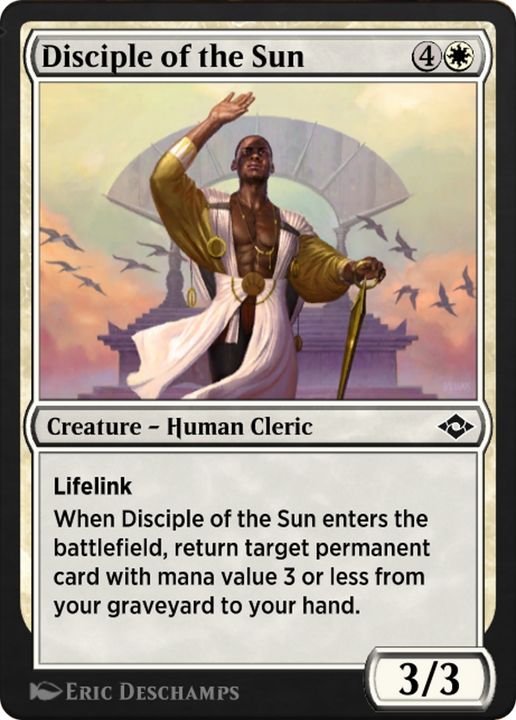 Disciple of the Sun in the group Magic the Gathering / Types / Colors / White at Proxyprinters.com (79314)