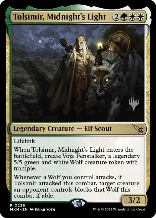 Tolsimir, Midnight's Light in the group Magic the Gathering / Types / Colors / Multicolors / G, W at Proxyprinters.com (79332)