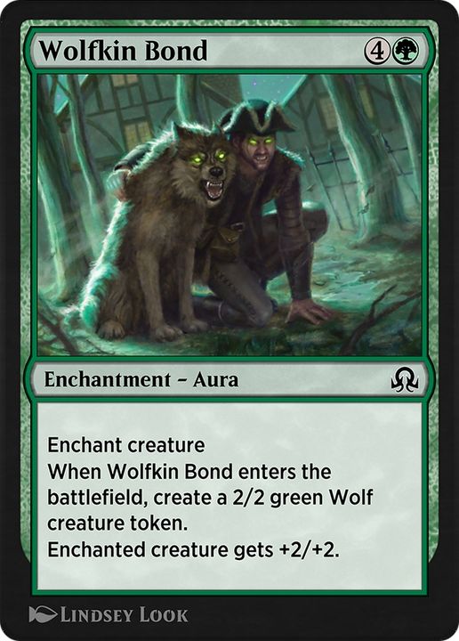 Wolfkin Bond in the group Magic the Gathering / Types / Colors / Green at Proxyprinters.com (79333)