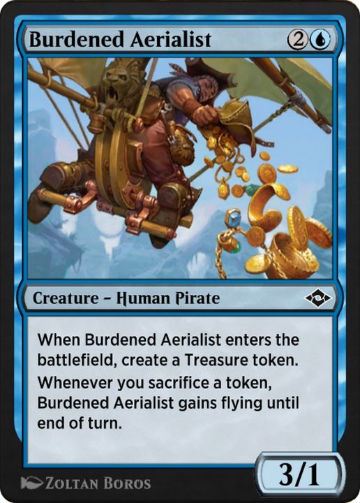 Burdened Aerialist in the group Magic the Gathering / Types / Colors / Blue at Proxyprinters.com (79354)