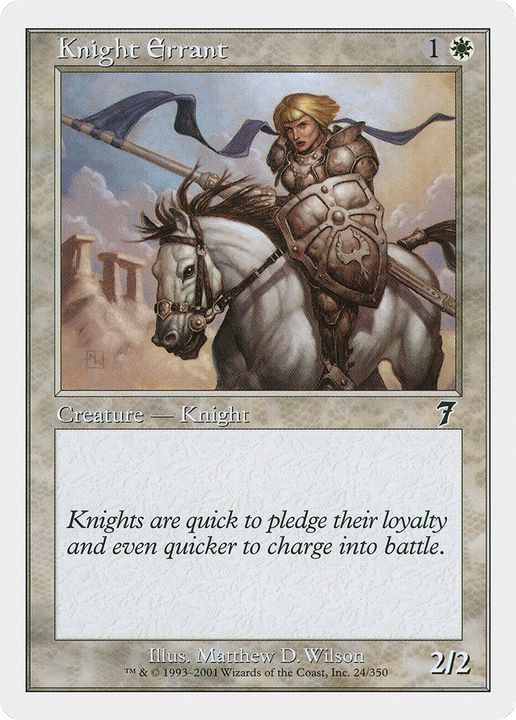 Knight Errant in the group Magic the Gathering / Sets / Seventh Edition at Proxyprinters.com (79362)