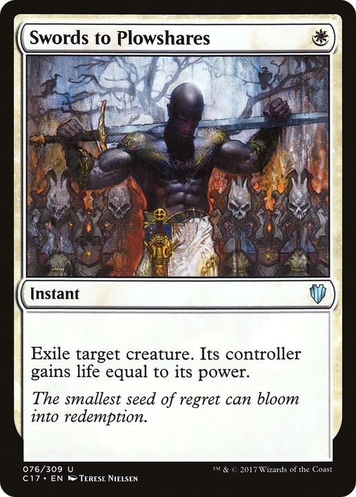 Swords to Plowshares in the group Magic the Gathering / Sets / Commander 2017 at Proxyprinters.com (79366)