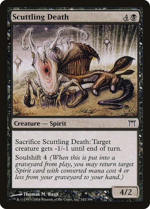 Scuttling Death in the group Magic the Gathering / Types / Colors / Black at Proxyprinters.com (79372)