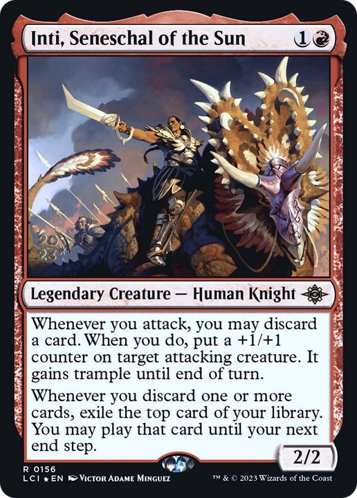 Inti, Seneschal of the Sun in the group Magic the Gathering / Types / Colors / Red at Proxyprinters.com (79375)