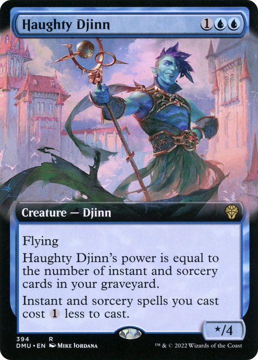 Haughty Djinn in the group Magic the Gathering / Sets / Dominaria United at Proxyprinters.com (79386)