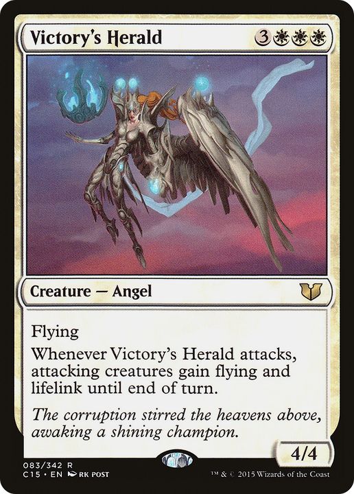 Victory's Herald in the group Magic the Gathering / Types / Colors / White at Proxyprinters.com (79395)