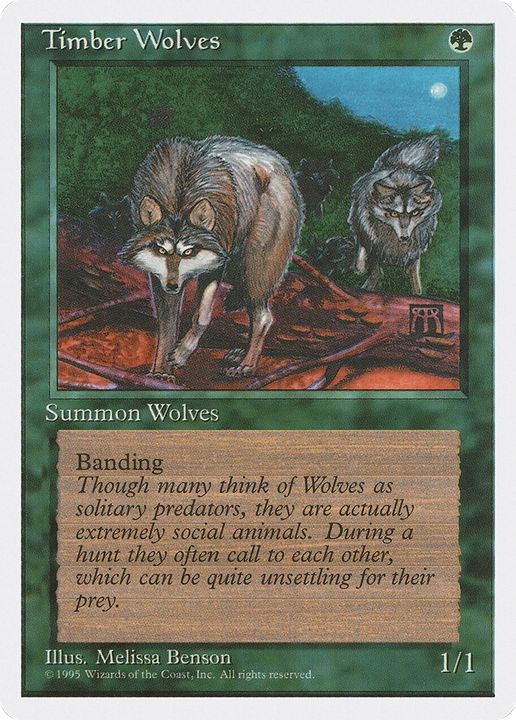 Timber Wolves in the group Magic the Gathering / Sets / Fourth Edition at Proxyprinters.com (79419)