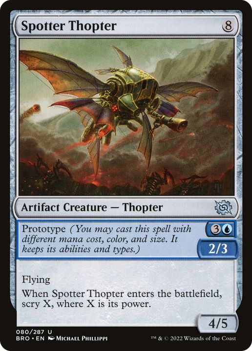 Spotter Thopter in the group Magic the Gathering / Types / Colors / Colorless at Proxyprinters.com (79433)