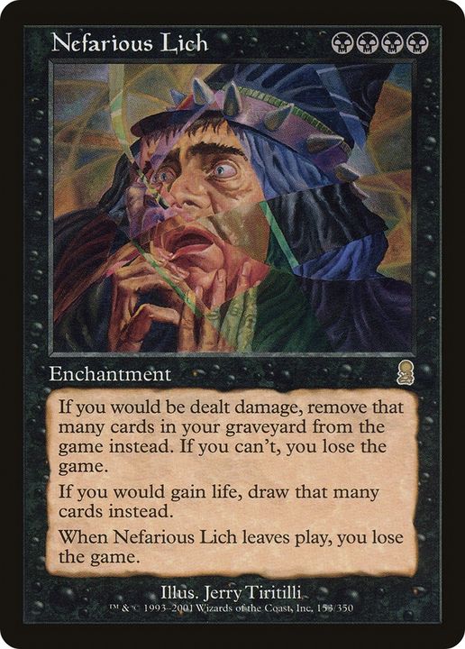 Nefarious Lich in the group Magic the Gathering / Types / Enchantment / Enchantment at Proxyprinters.com (79451)