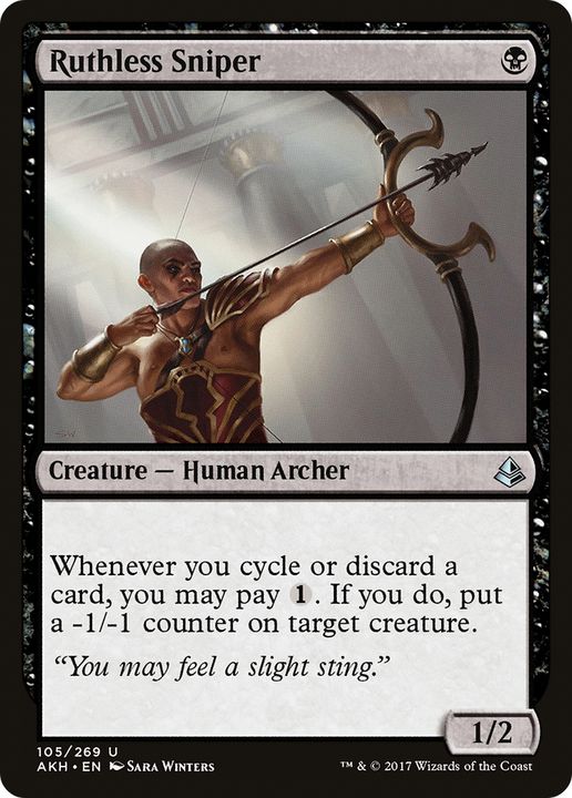 Ruthless Sniper in the group Magic the Gathering / Types / Colors / Black at Proxyprinters.com (79460)