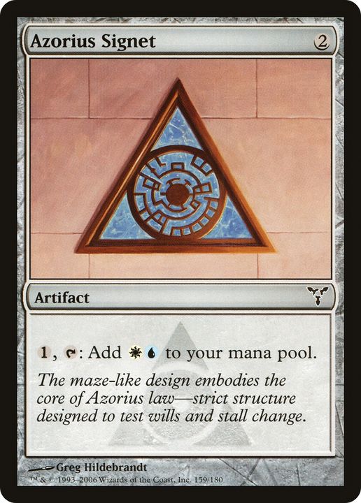 Azorius Signet in the group Magic the Gathering / Types / Artifacts / Artifact at Proxyprinters.com (79465)