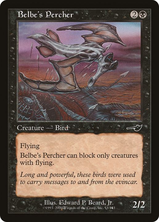 Belbe's Percher in the group Advanced search at Proxyprinters.com (79555)