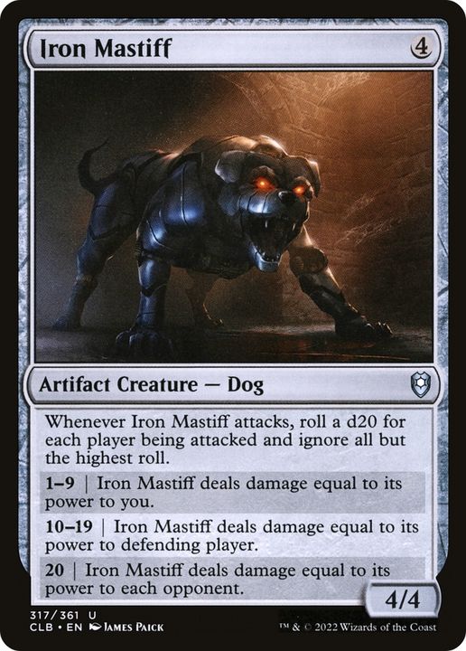 Iron Mastiff in the group Magic the Gathering / Sets / Commander Legends: Battle for Baldur's Gate at Proxyprinters.com (79565)