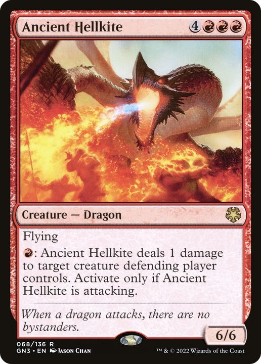 Ancient Hellkite in the group Magic the Gathering / Types / Colors / Red at Proxyprinters.com (79586)